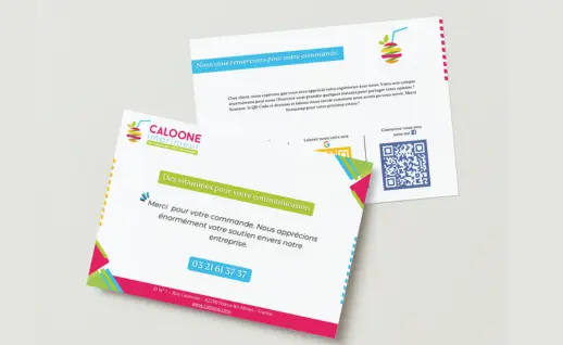 Carton d'invitation Caloone Imprimerie Nord